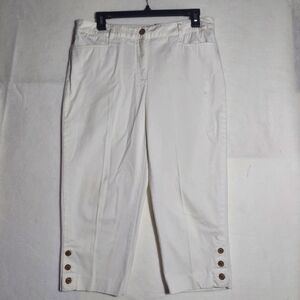 Studio works cropped white women's pants
